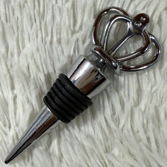 Silver Crown Wine Stopper - Picture 1 of 6
